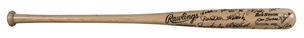 1998 New York Yankees Team Signed Bat With 29 Signatures (Incl. Jeter and Rivera) (James Spence)